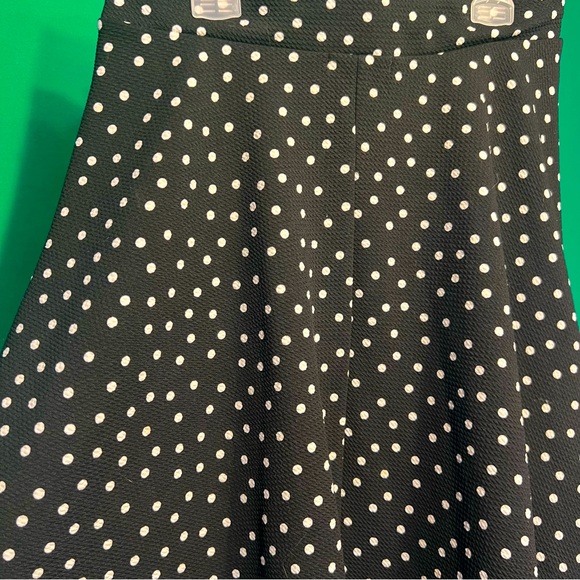 M Faith & Joy Polka Dot A-Style Skirt Elastic Waist Transparent Line Decor Fancy - Picture 2 of 7